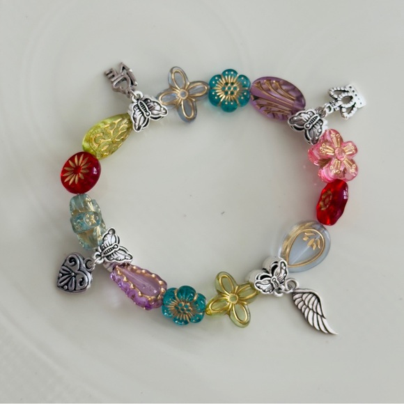 Jewelry - Colorful Beaded Charm Bracelet